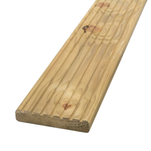 32mm x 150mm (6") Treated Timber Decking Board - Smooth & Grooved