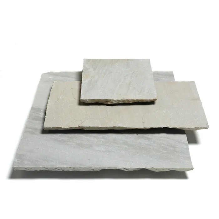 Pavestone Natural Sandstone Paving Calibrated - Light Grey - Image 2