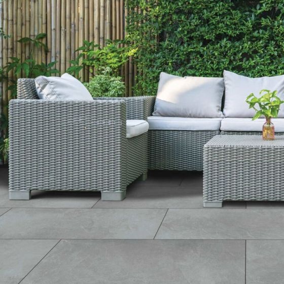 Global Stone Station Porcelain Paving 600x900mm Single Pack of 48 Iron