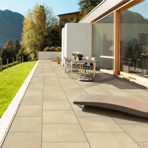 Global Stone Station Porcelain Paving 600x600mm Single Pack of 68 Pearl