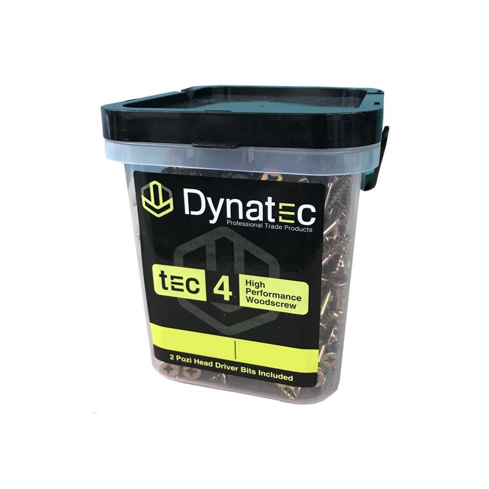 Dynatec 4.0 x 60mm Tec 4 High Performance Woodscrew Tub of 450